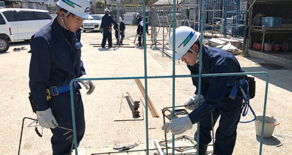 尾園建設　新入社員研修風景