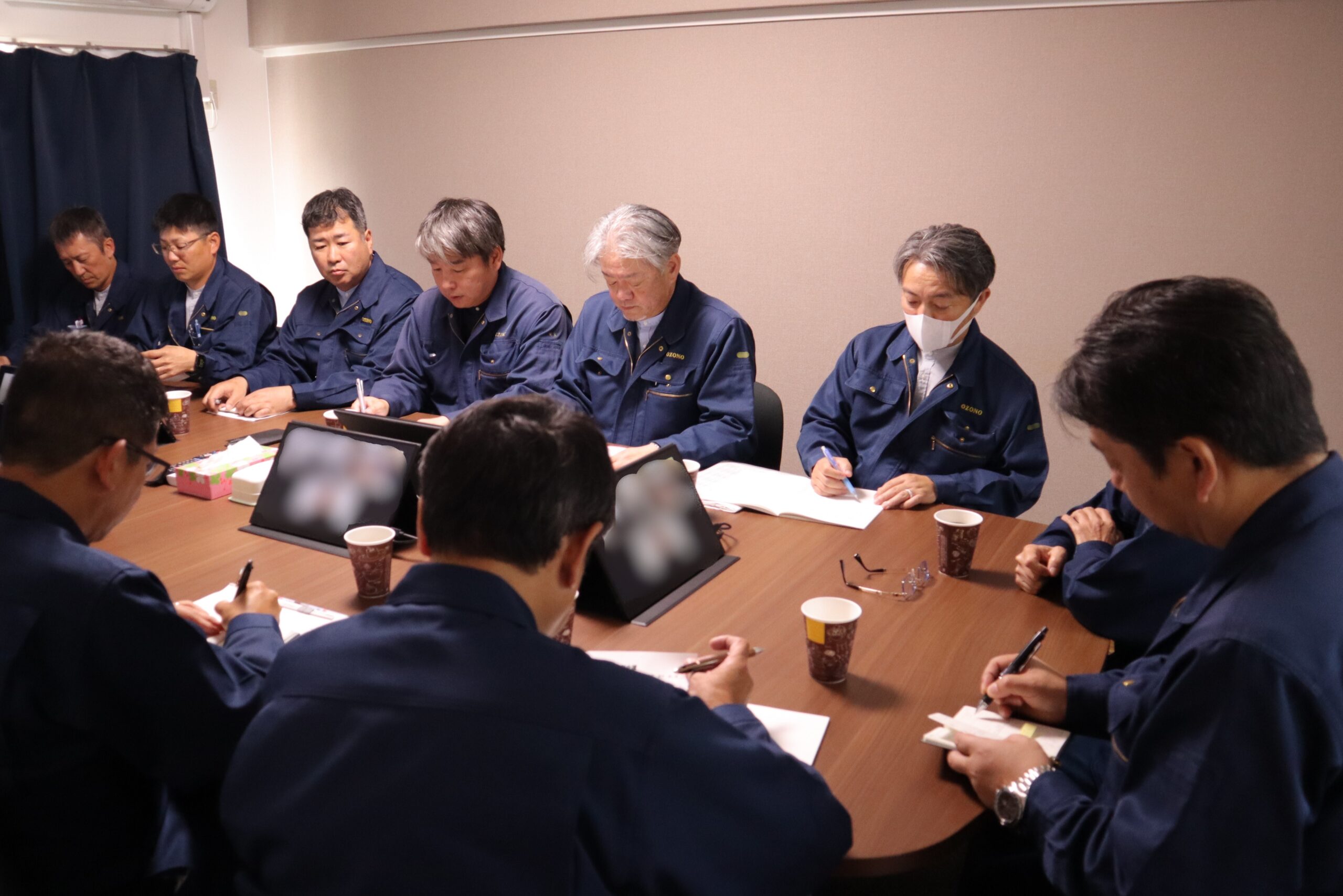 事故・災害防止対策会議の様子の画像