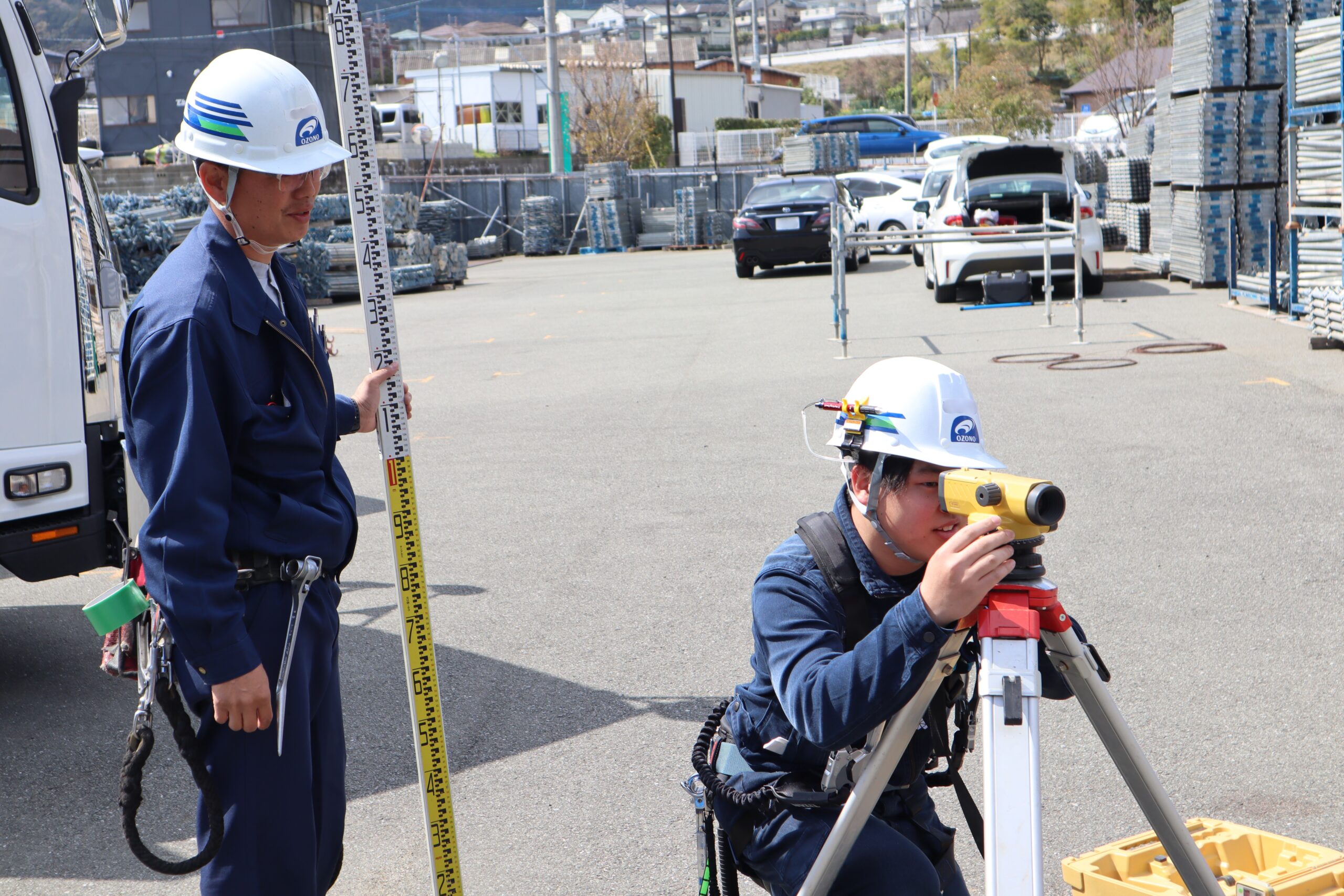 新入社員実地研修風景