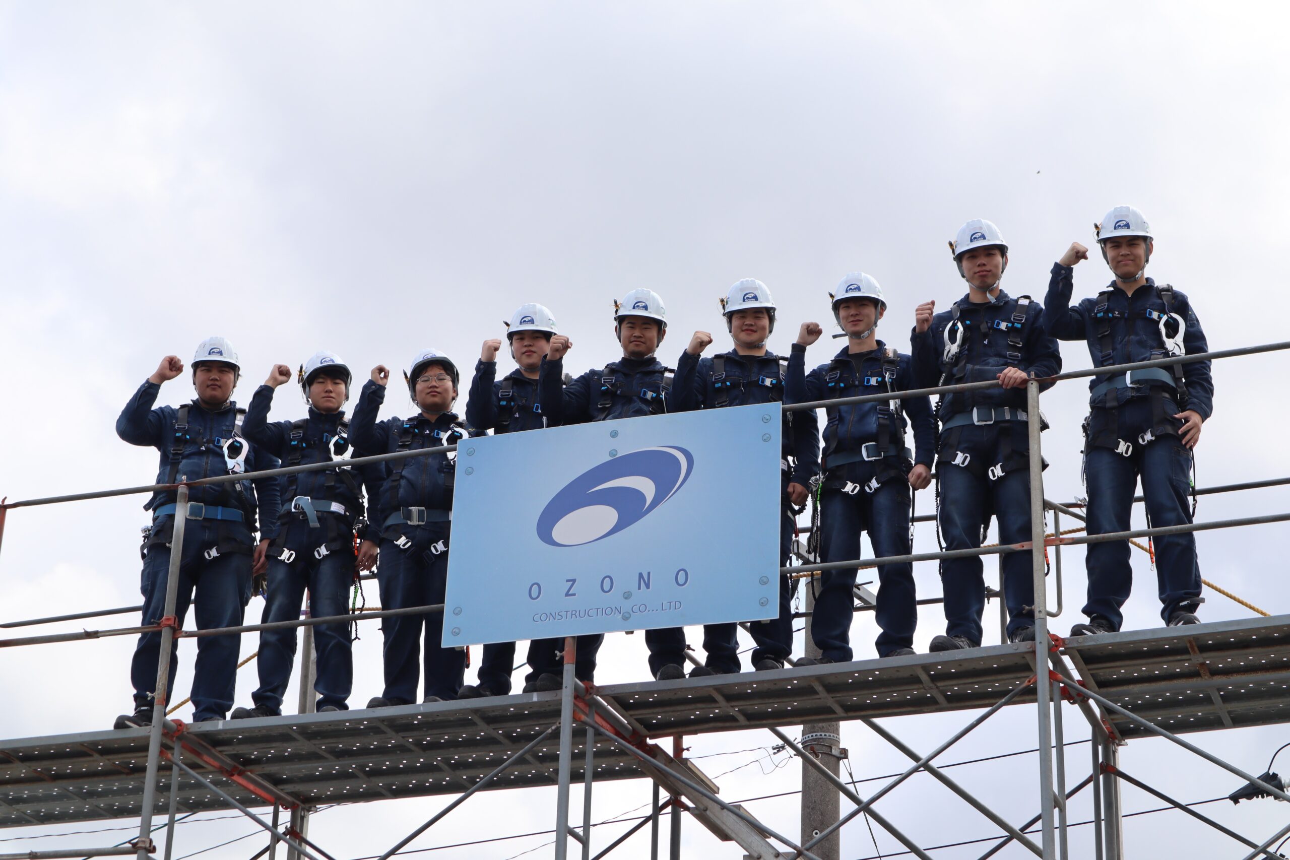 新入社員実地研修風景