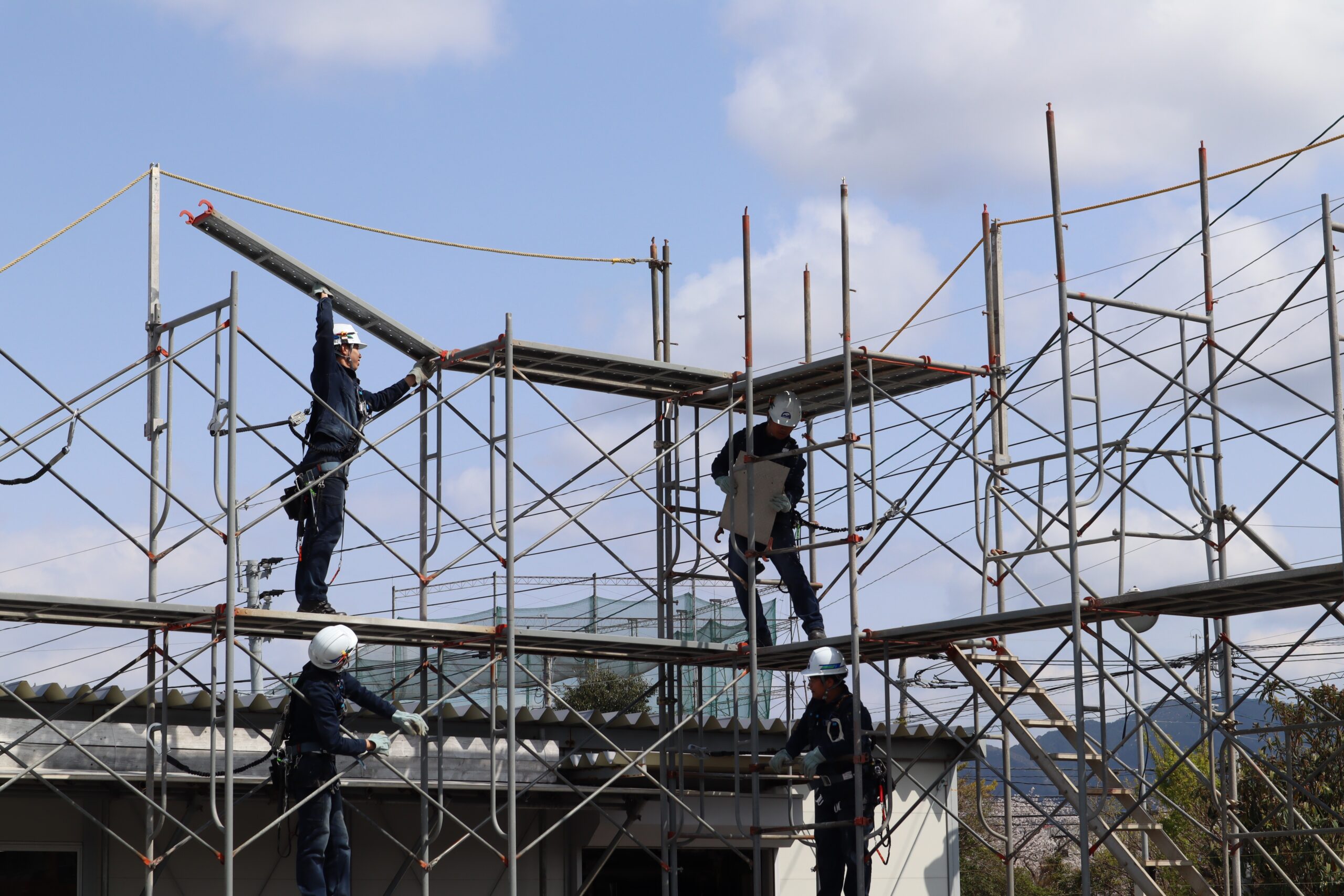 新入社員実地研修風景
