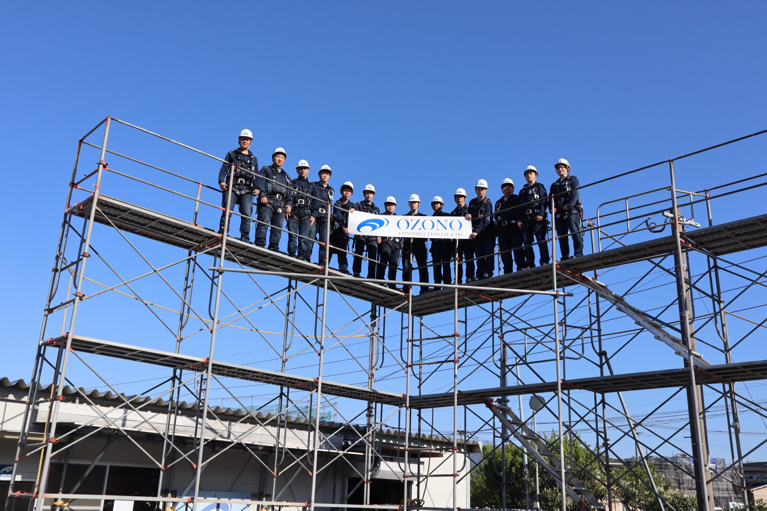 新入社員実地研修風景