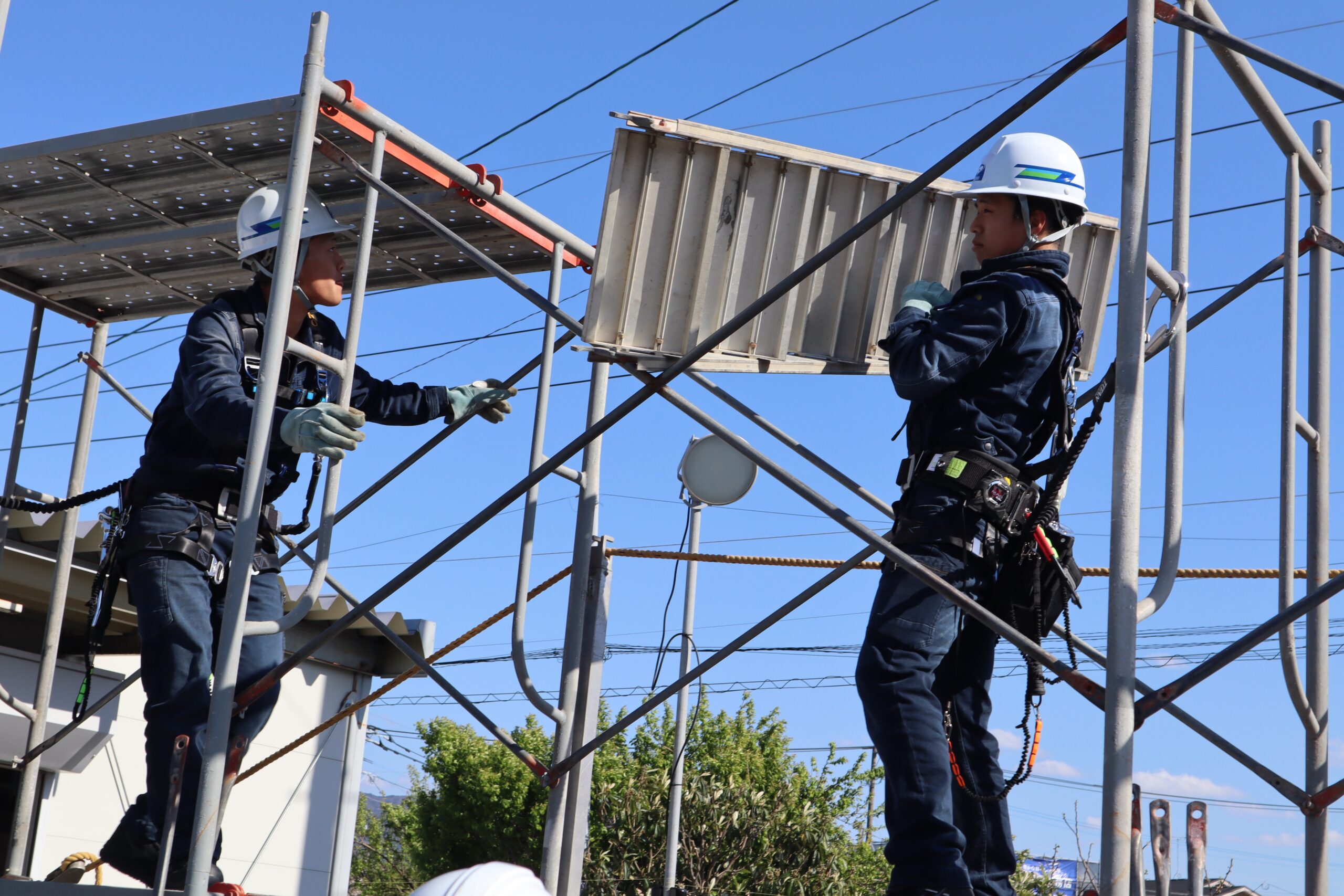新入社員実地研修風景
